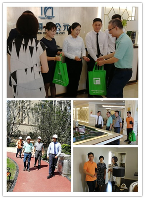 關(guān)懷一線業(yè)務(wù)團(tuán)隊(duì)，上海市房地產(chǎn)經(jīng)紀(jì)行業(yè)協(xié)會(huì)慰問華燕房盟